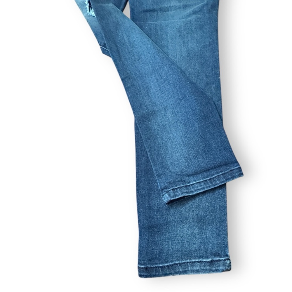 Democracy Luxe "Ab" Solution Booty Lift Jegging Distressed Denim Jeans Women’s 6 - Picture 12 of 16